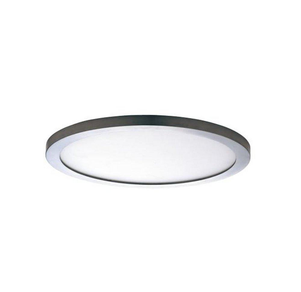 Maxim Lighting&reg; Satin Nickel 9 x 1/2 in. 20W 1-Light Integrated LED Modern and Transitional Flush Mount Ceiling Fixture 