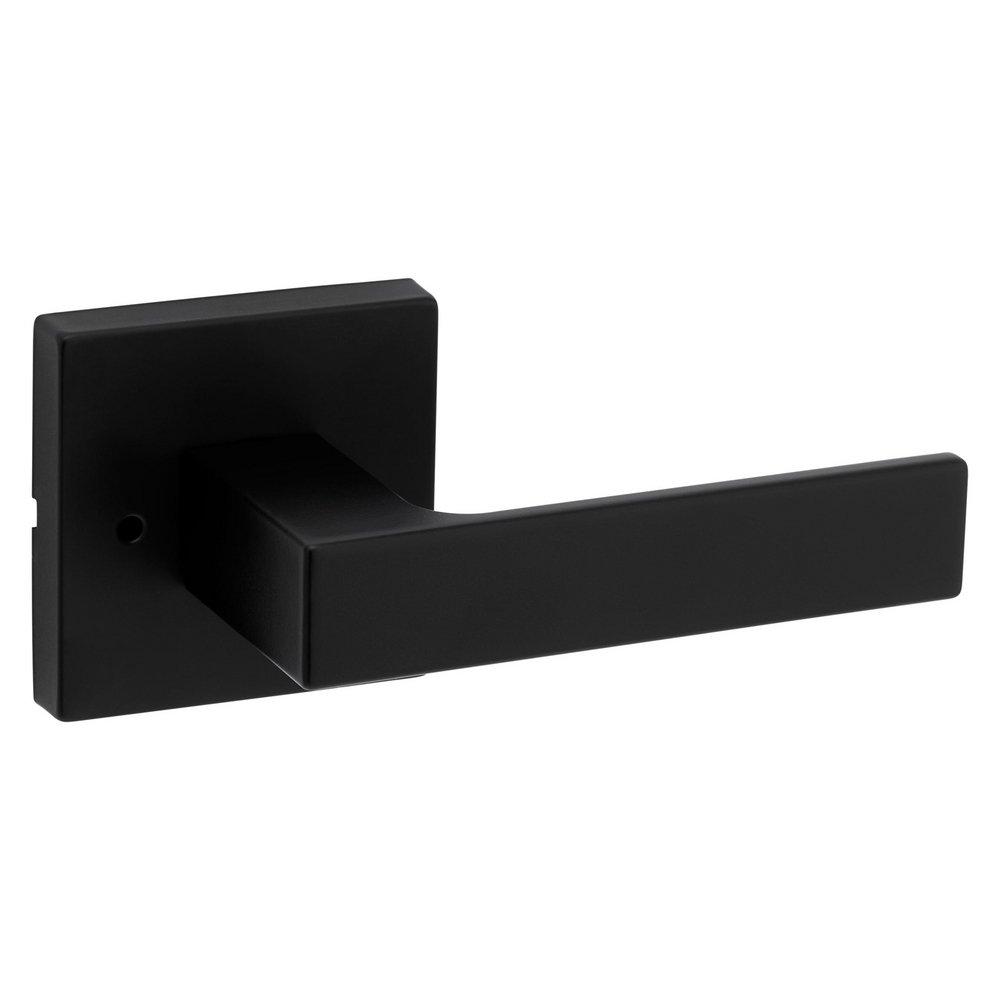 Kwikset Matte Black Privacy Lever 
