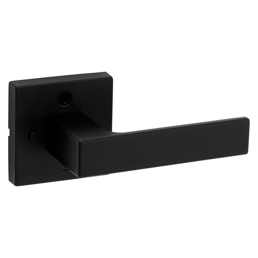 Kwikset Matte Black Privacy Lever 