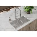 32 x 18-1/2 in. Stainless Steel 60/40 Double Bowl Undermount Kitchen Sink Kit 