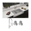 35-7/8 x 20-1/4 in. Stainless Steel Single Bowl Farmhouse Kitchen Sink Kit 