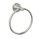 Round Closed Towel Ring in Brushed Nickel