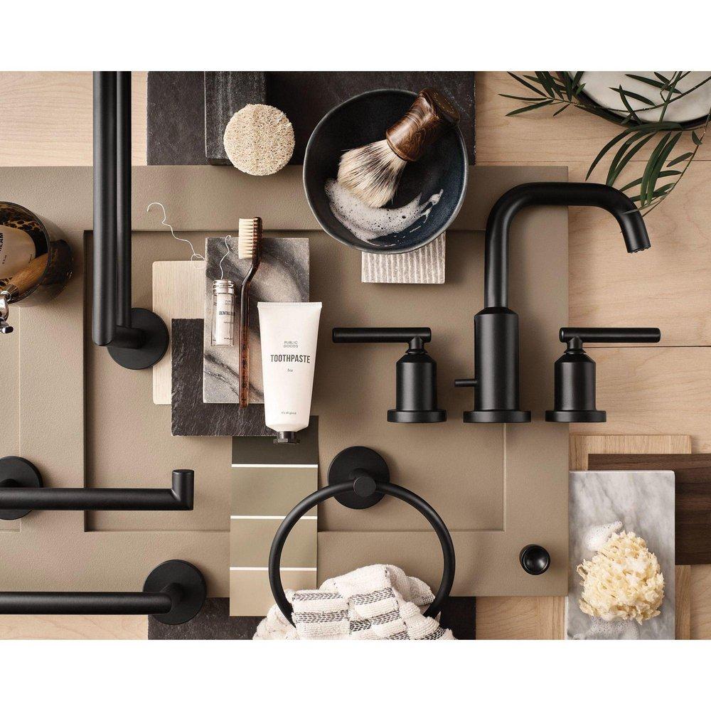 Moen Matte Black 24 in. Towel Bar 