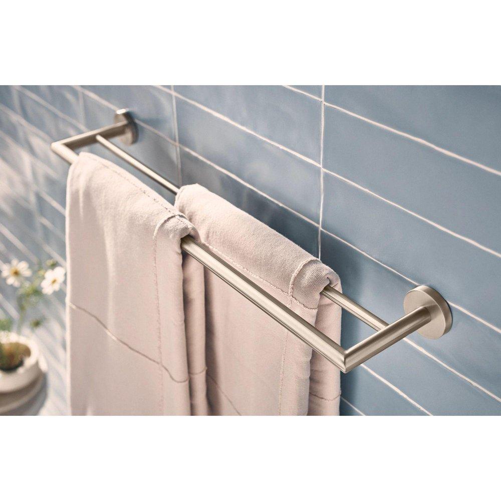 Moen Brushed Nickel 24 in. Towel Bar 