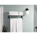 Moen Matte Black 29-1/10 in. Towel Holder 