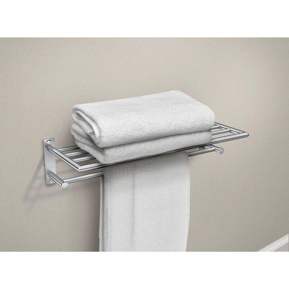 CHROME TOWEL SHELF 