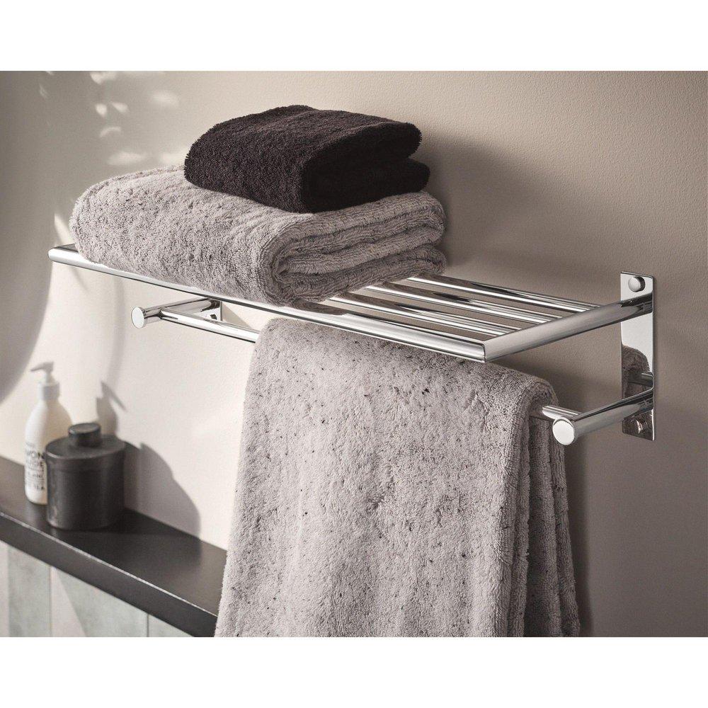 CHROME TOWEL SHELF 