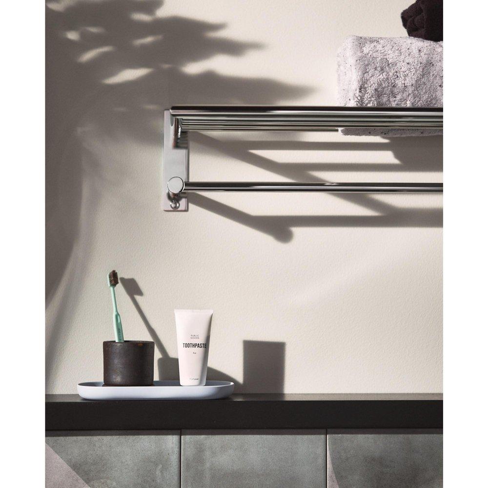 CHROME TOWEL SHELF 