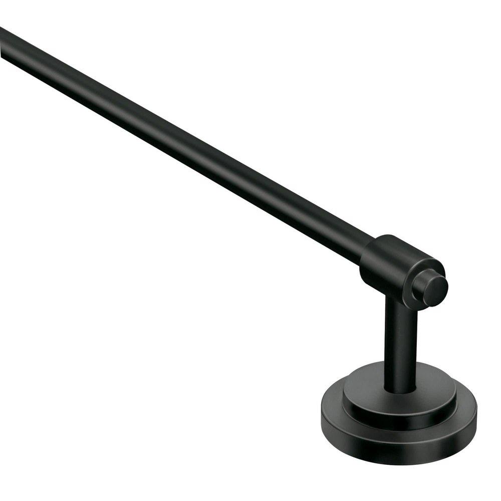 Moen Matte Black 20-11/25 in. Towel Bar 
