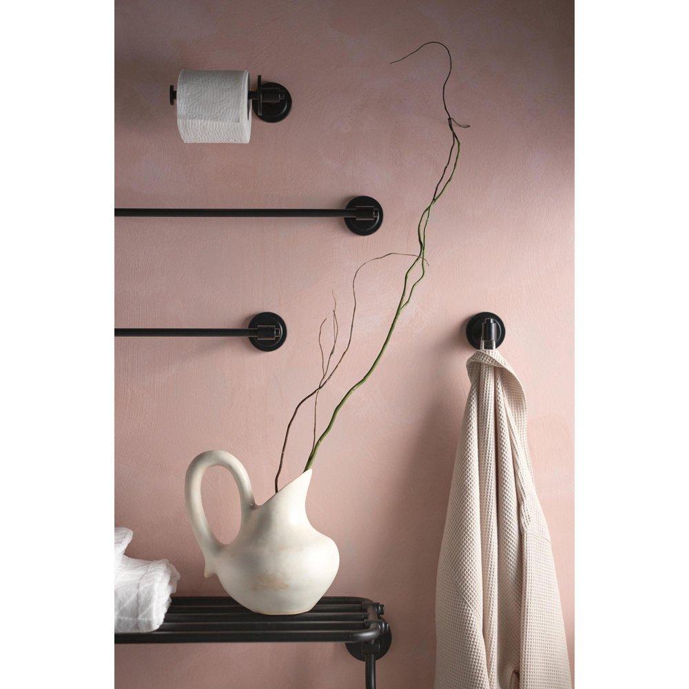 Moen Matte Black Wall Toilet Tissue Holder 