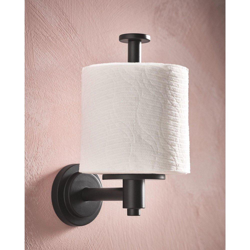 Moen Matte Black Wall Toilet Tissue Holder 