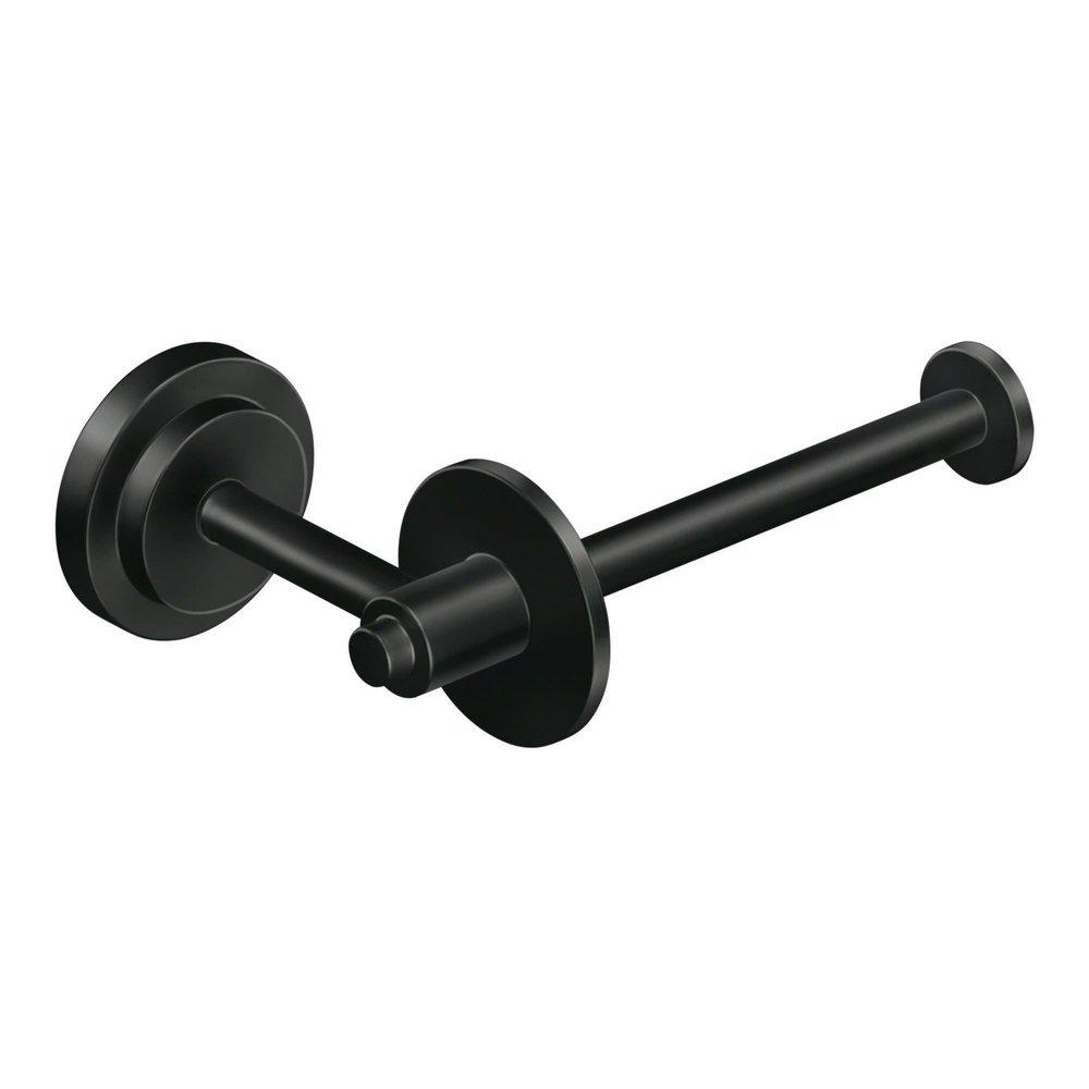 Moen Matte Black Wall Toilet Tissue Holder 
