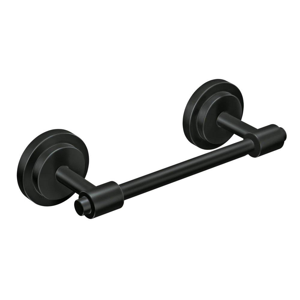 Moen Matte Black Wall Toilet Tissue Holder 