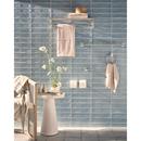 BRUSHED NICKEL TOWEL SHELF 