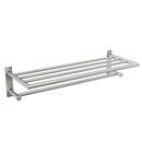BRUSHED NICKEL TOWEL SHELF 