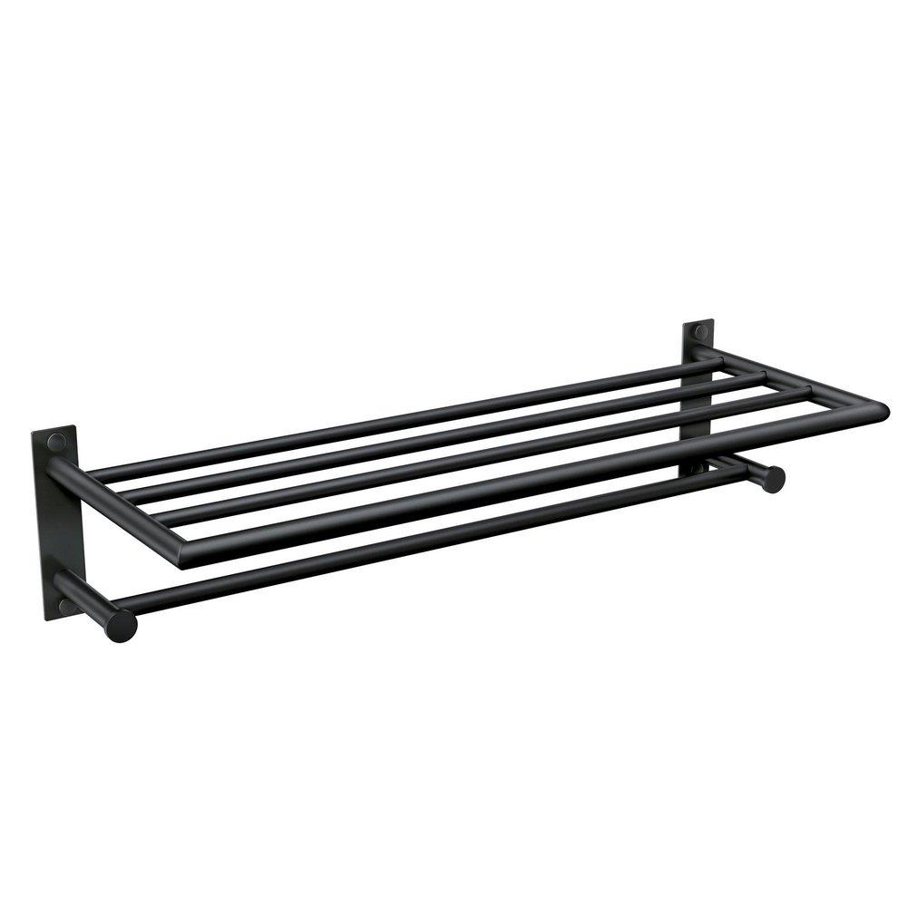 Moen Matte Black 24 in. Towel Holder 