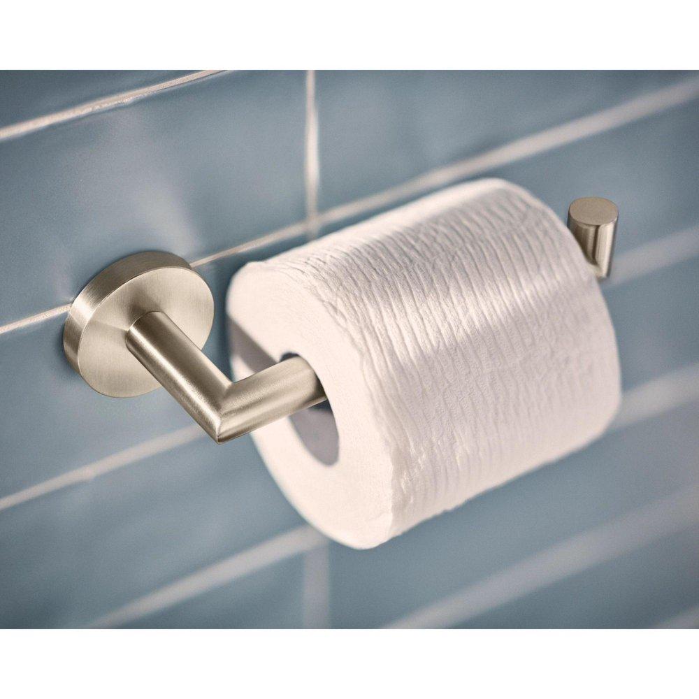Moen Spot Resist&reg; Brushed Nickel Wall Toilet Tissue Holder 
