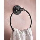 Moen Matte Black Round Closed Towel Ring 