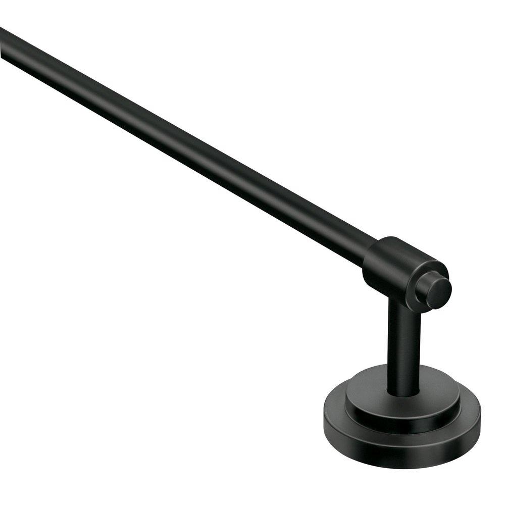 Moen Matte Black 24 in. Towel Bar 