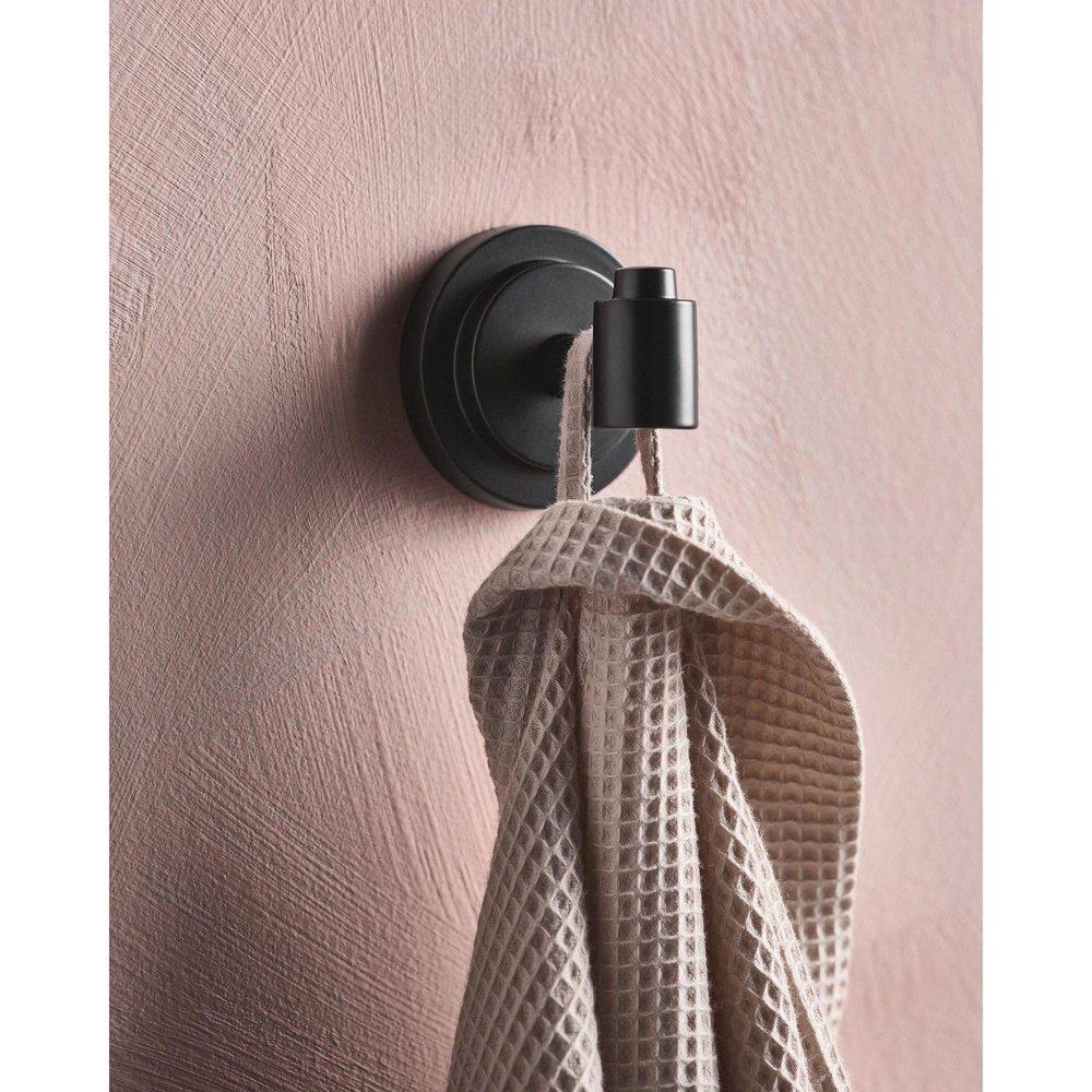 Moen Matte Black 1-Hook Robe Hook 