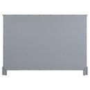 48 VANITY WITH RECTANGULAR UNDERMOUNT SINK GRAY FEATHERED WHITE QUARTZ SINGLE HOLE 