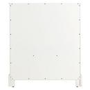 Signature Hardware Soft White Floor Mount Vanity in Soft White with Carrara Marble 