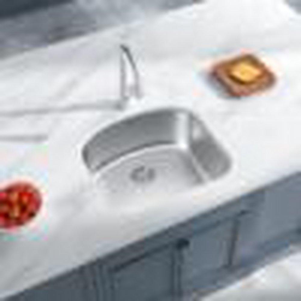 Amerisink 22-13/16 x 20-11/16 in. No Hole 1 Bowl Undermount Kitchen Sink 