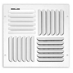 Residential 12 x 12 in. Ceiling Diffuser in White Steel