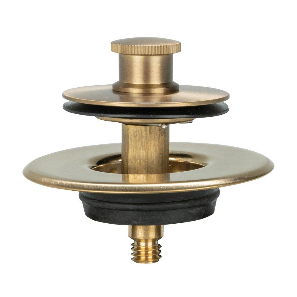 AB & A&trade; Champagne Bronze Rubber and Stainless Steel Push and Lift Trim Kit 