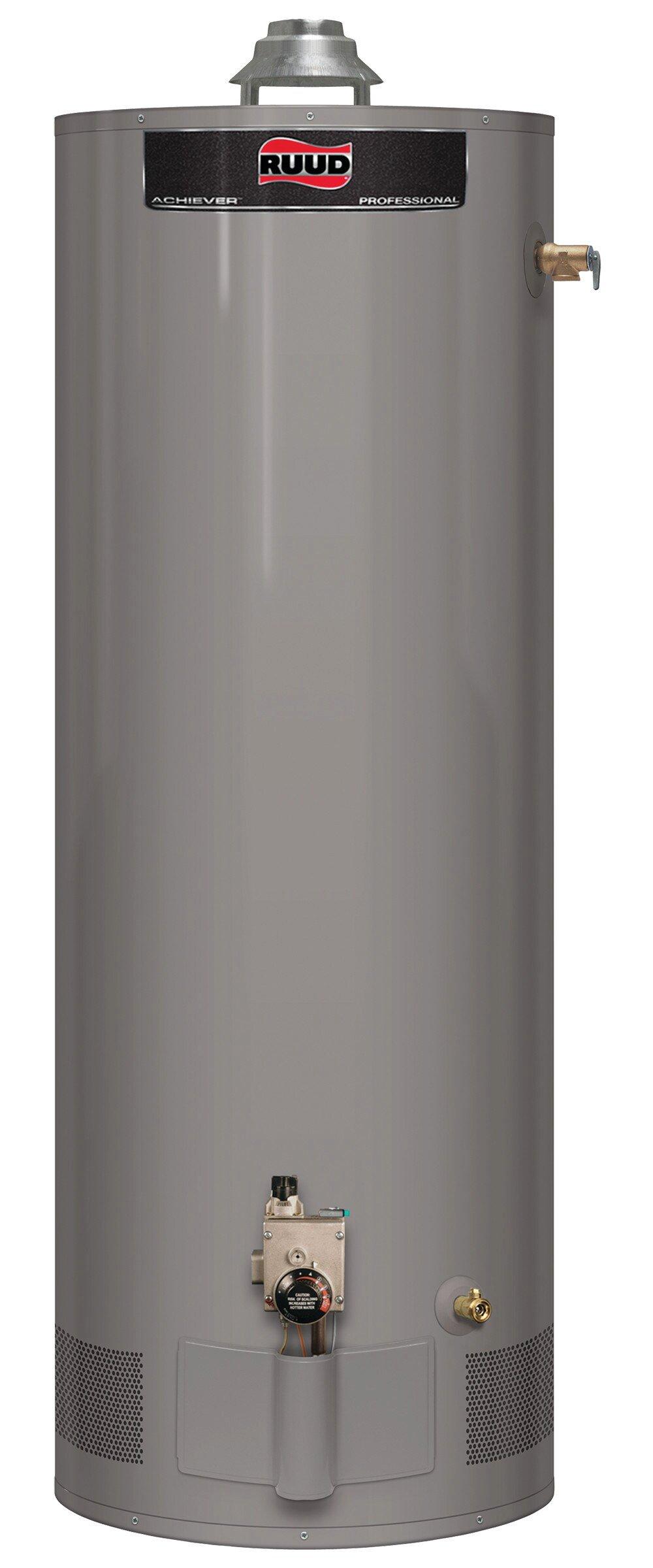 Ruud Tall 38 MBH Residential Natural Gas Water Heater 