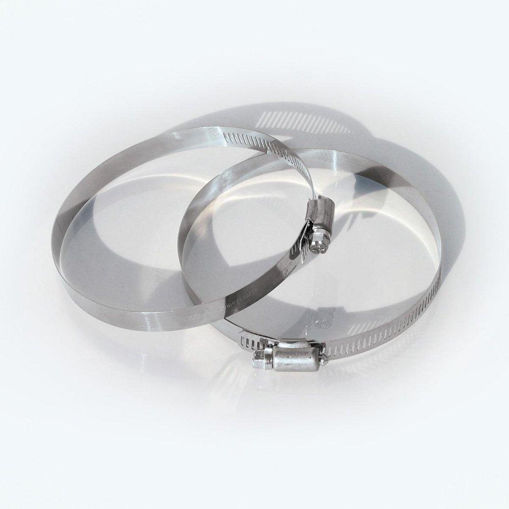 4-1/2 in. Dryer Clamp in Stainless Steel 