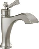 Single Handle Monoblock Bathroom Sink Faucet in Stainless 