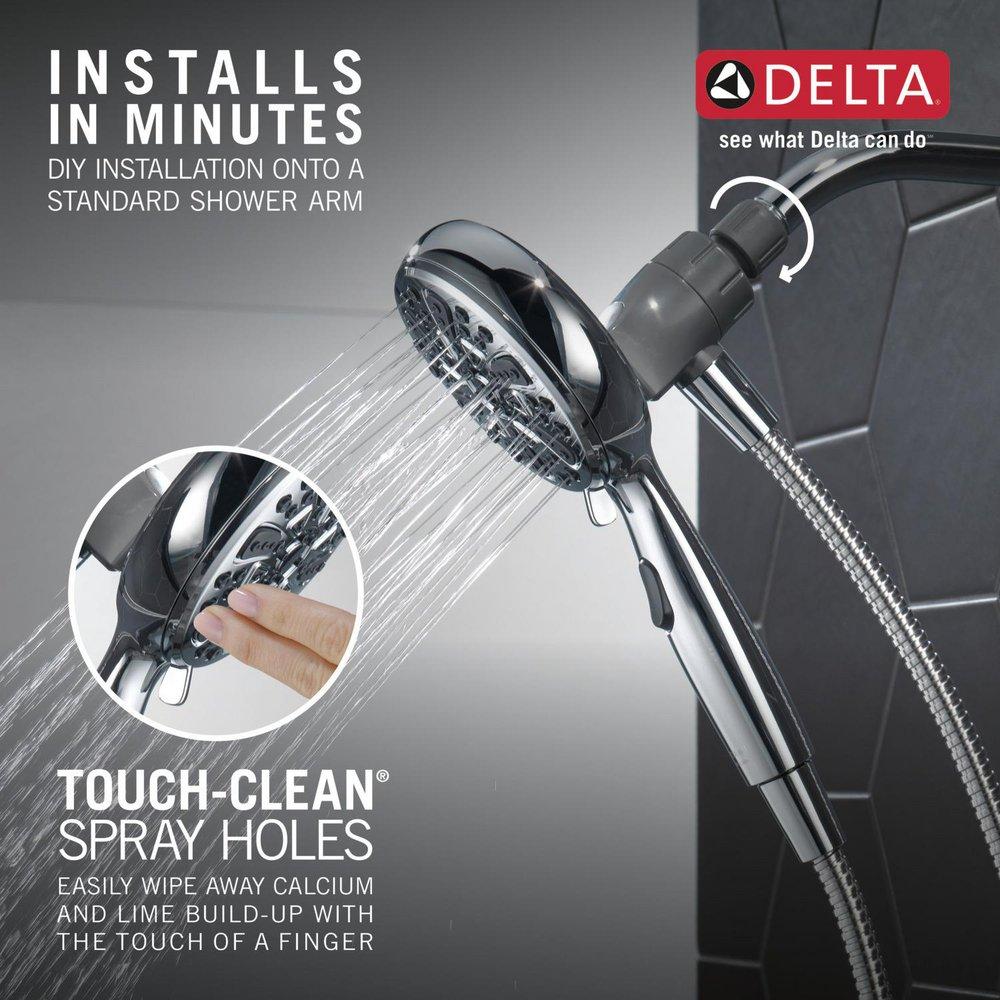 Delta Faucet Chrome Multi Function Hand Shower 