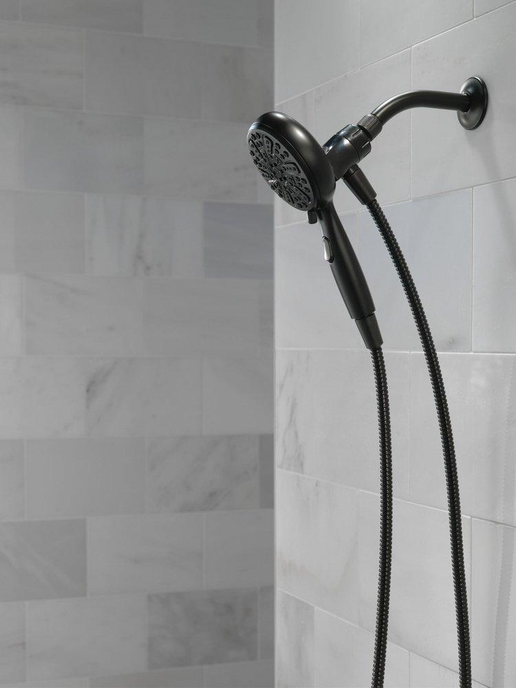 Delta Faucet Matte Black Multi Function Hand Shower 