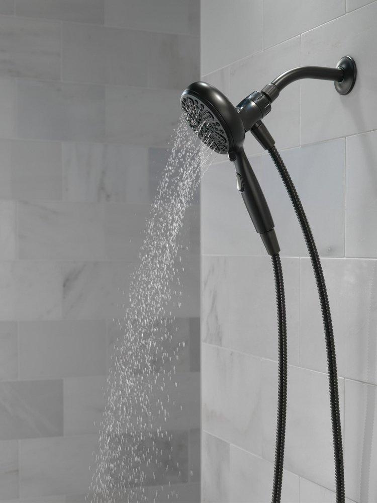 Delta Faucet Matte Black Multi Function Hand Shower 
