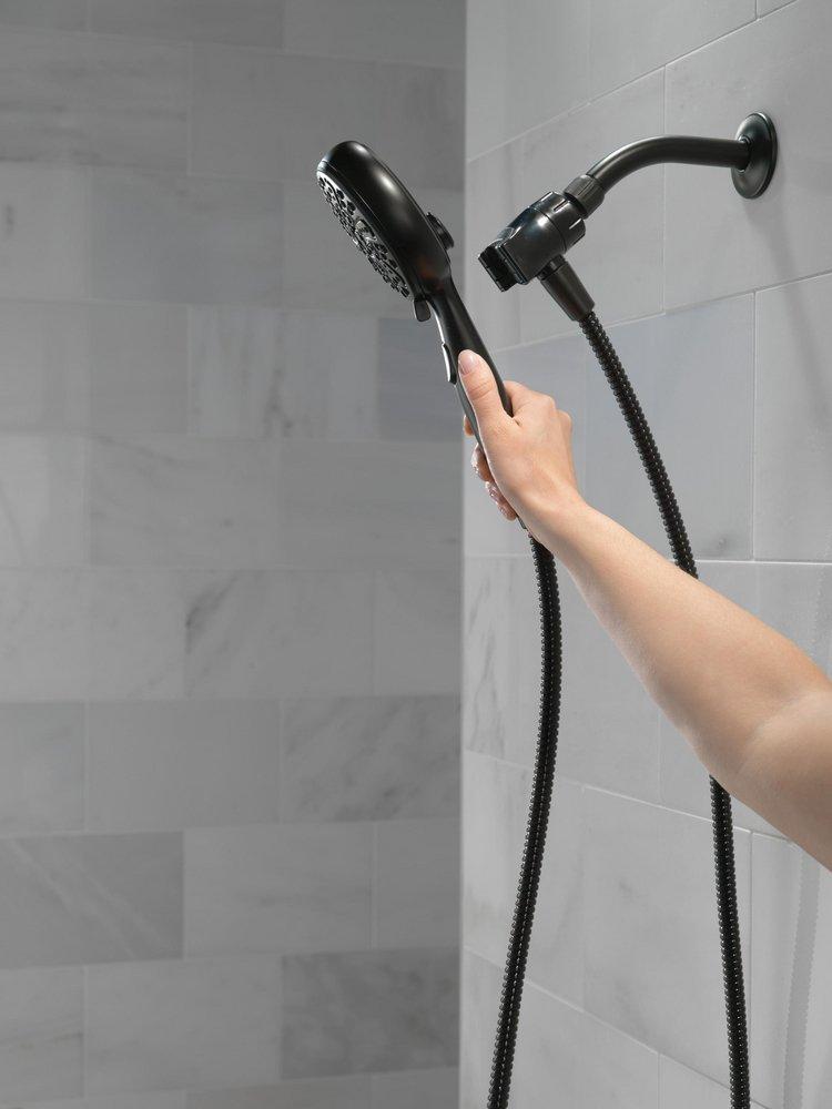 Delta Faucet Matte Black Multi Function Hand Shower 