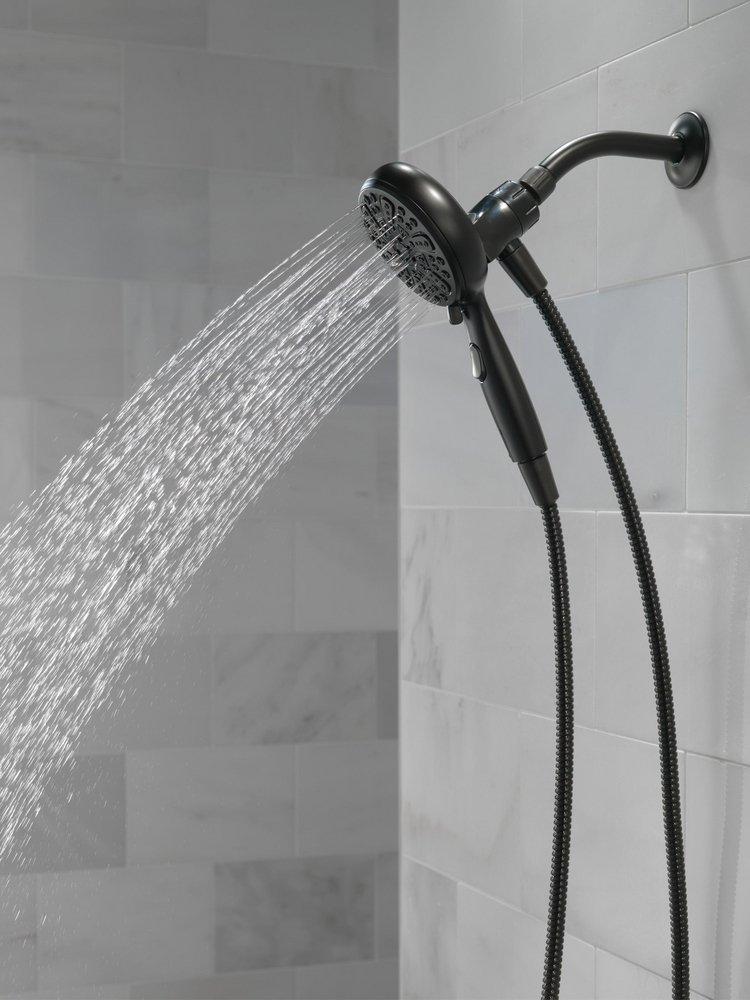 Delta Faucet Matte Black Multi Function Hand Shower 