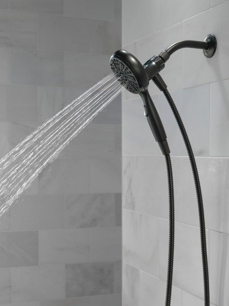Delta Faucet Matte Black Multi Function Hand Shower 