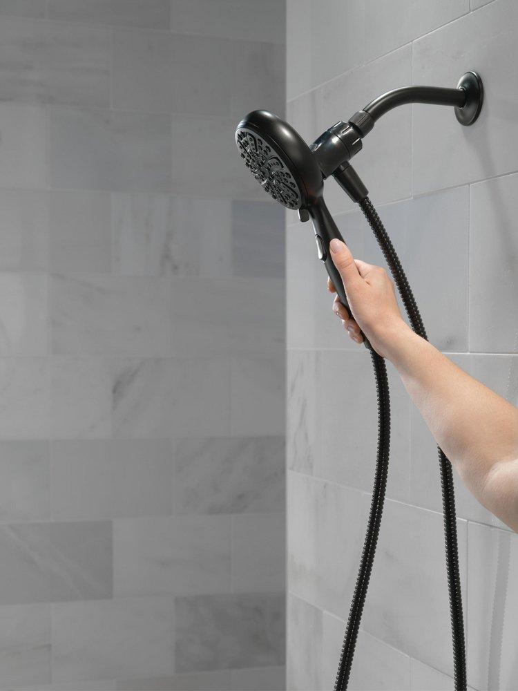 Delta Faucet Matte Black Multi Function Hand Shower 