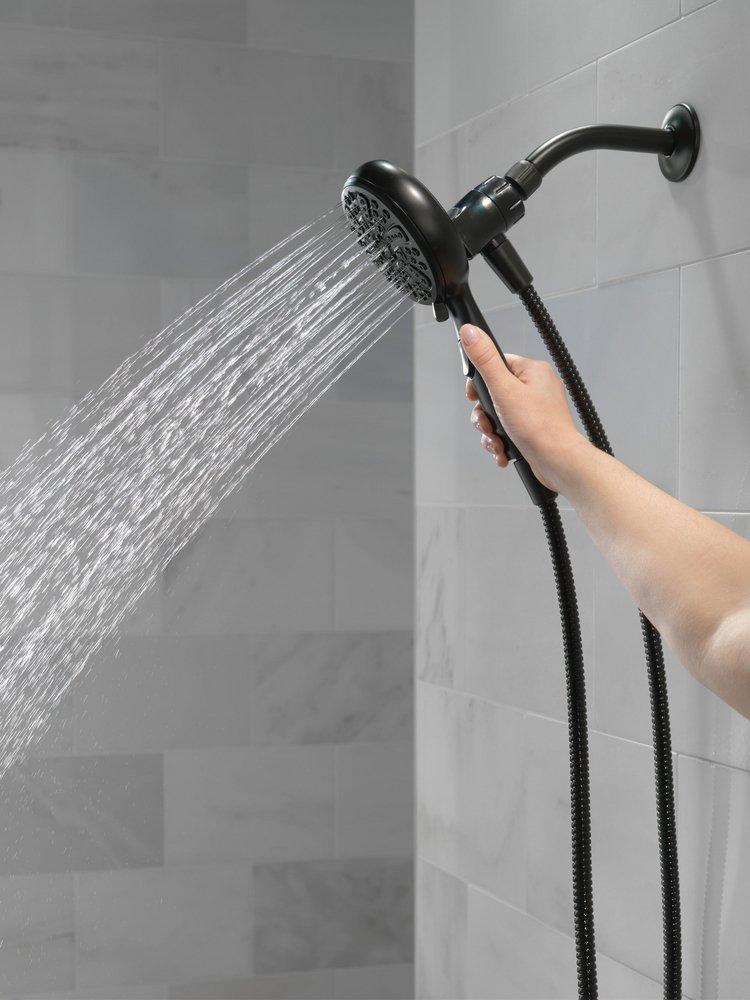 Delta Faucet Matte Black Multi Function Hand Shower 