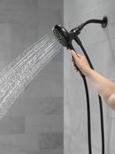 Delta Faucet Matte Black Multi Function Hand Shower 