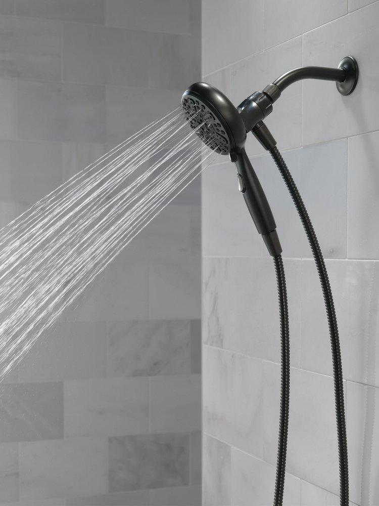 Delta Faucet Matte Black Multi Function Hand Shower 