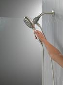 Delta Faucet Satin Nickel Multi Function Full Body, Full Spray w/ Massage, Massaging spray, Pause, Shampoo Rinsing spray and Shampoo Rinsing spray with Massage Showerhead 