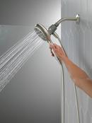 Delta Faucet Satin Nickel Multi Function Full Body, Full Spray w/ Massage, Massaging spray, Pause, Shampoo Rinsing spray and Shampoo Rinsing spray with Massage Showerhead 