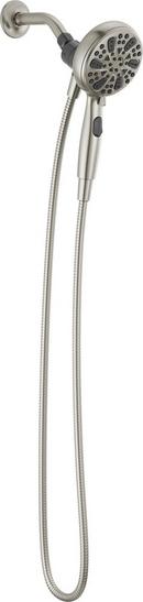 Delta Faucet Satin Nickel Multi Function Full Body, Full Spray w/ Massage, Massaging spray, Pause, Shampoo Rinsing spray and Shampoo Rinsing spray with Massage Showerhead 