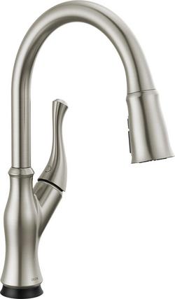 Single Handle Pull Down Kitchen Faucet with Touch Activation in SpotShield&reg; Stainless