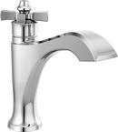 Single Handle Monoblock Bathroom Sink Faucet in Chrome 