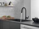 Delta Faucet Matte Black Single Handle Pull Down Kitchen Faucet 