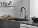 Delta Faucet Matte Black Single Handle Pull Down Kitchen Faucet 