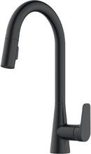 Delta Faucet Matte Black Single Handle Pull Down Kitchen Faucet 